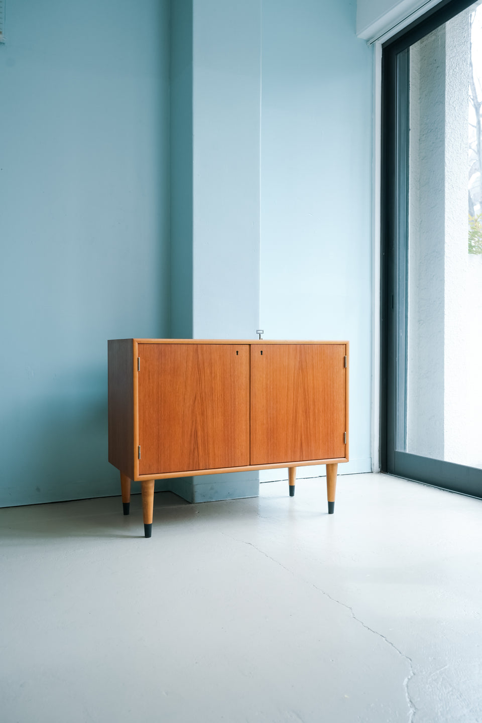 AB Mobelfabriken Ornen Slim Side Board Swedish Vintage/スウェーデンヴィンテージ スリムサイドボード キャビネット