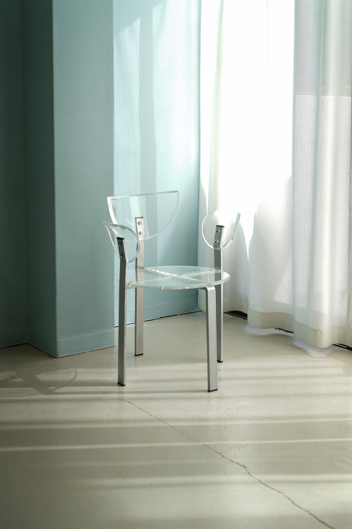 アクリルアームチェア ポストモダンデザイン/Acryl Arm Chair Post