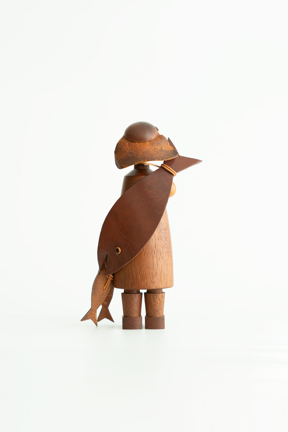 Arne Tjomsland Fisher Man Figure/ノルウェーヴィンテージ 人形 木製オブジェ 北欧インテリア