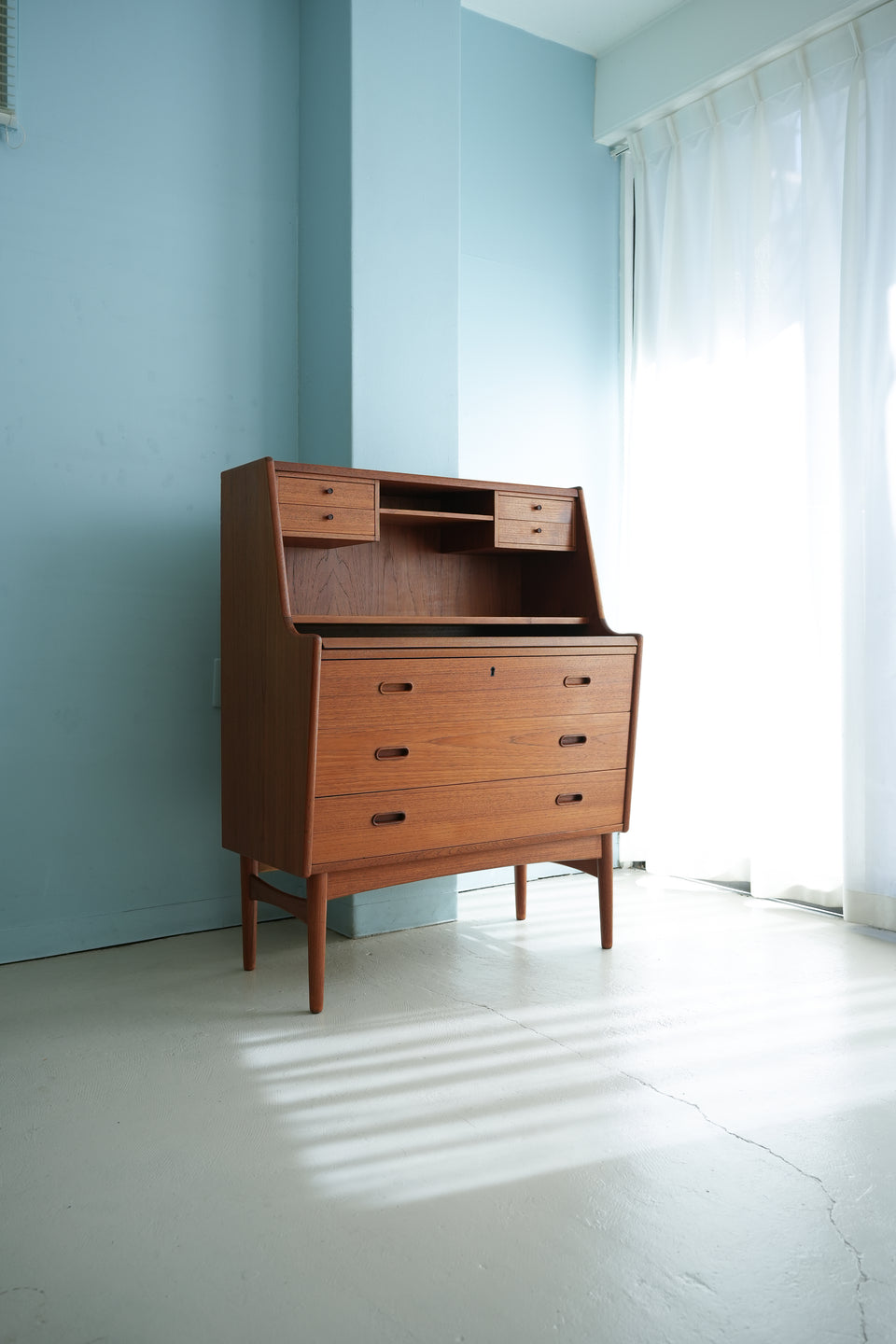 Arne Wahl Iversen Writing Bureau Vinde Mobelfabrik/デンマークヴィンテージ アルネ・ウォール・イヴェルセン ライティングビューロー 北欧家具