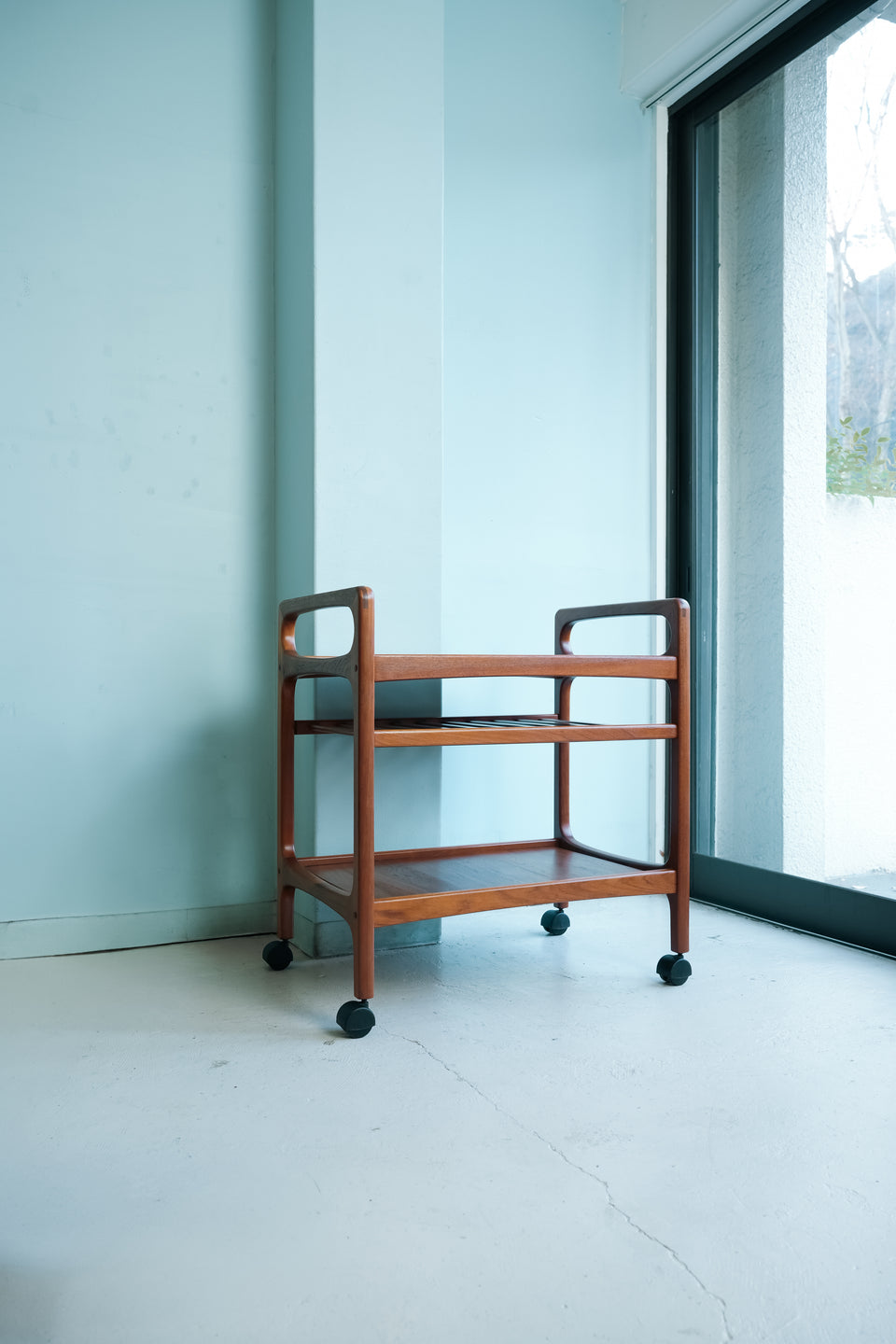 Brink Mobler Teak Serving Trolley Wagon/ブリンクモブラー サービングトロリー ワゴン チーク材 デンマークヴィンテージ