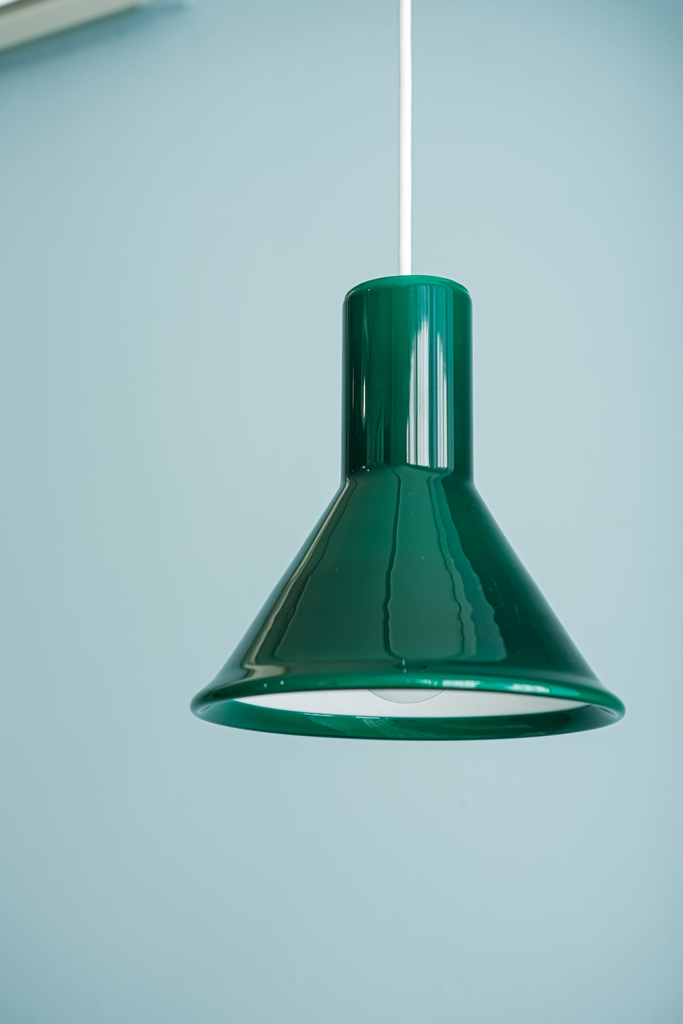 Small Holmegaard P&T Pendant Green Michael Bang/スモール ホルムガード ペンダントライト グリーン 照明 デンマークヴィンテージ