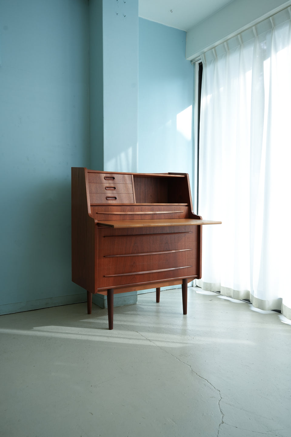 Danish Vintage Writing Bureau Dresser Gunnar Falsig/デンマークヴィンテージ ライティングビューロー ドレッサー 北欧家具