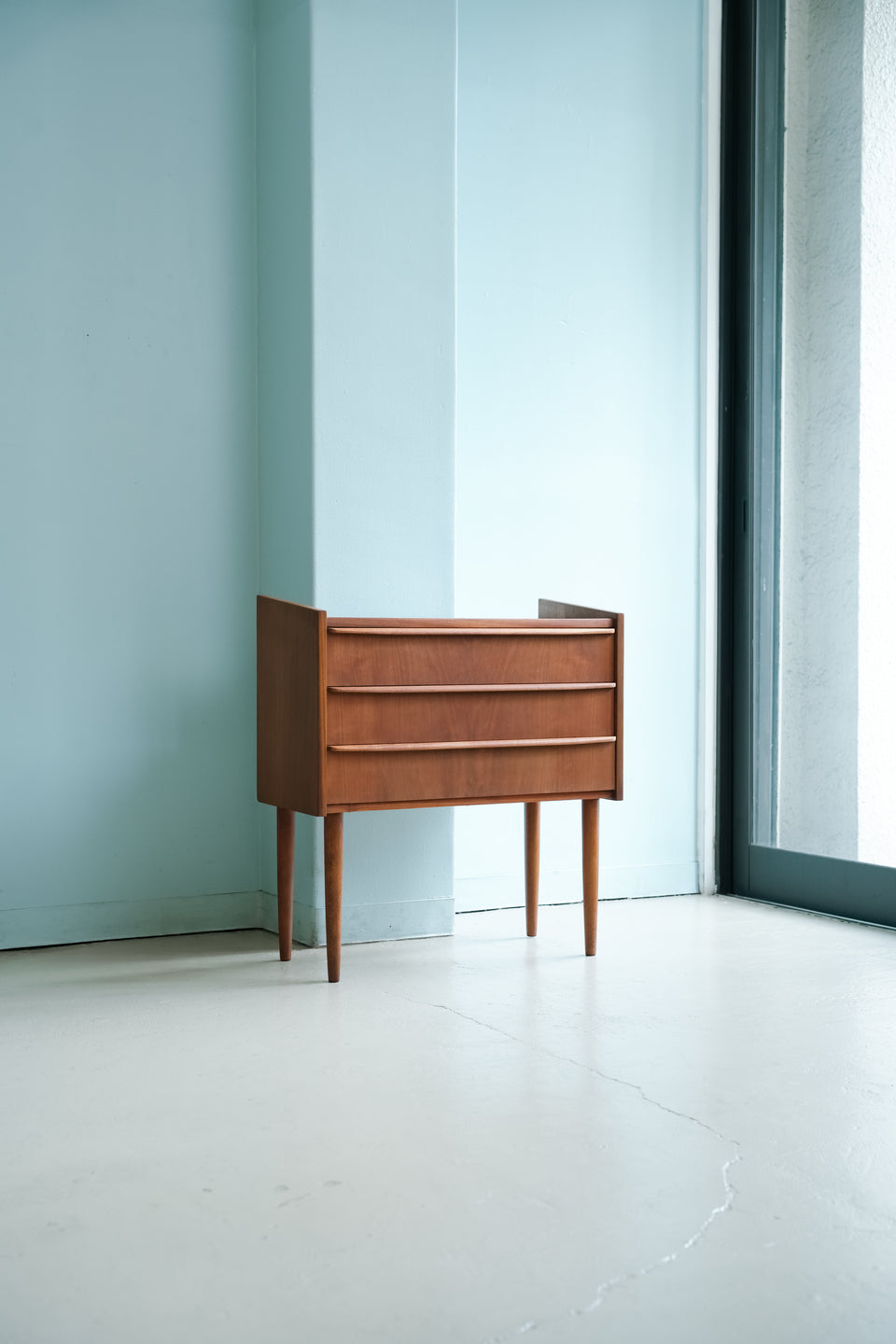 Danish Vintage 3drawer Small Chest/デンマークヴィンテージ スモールチェスト 3段
