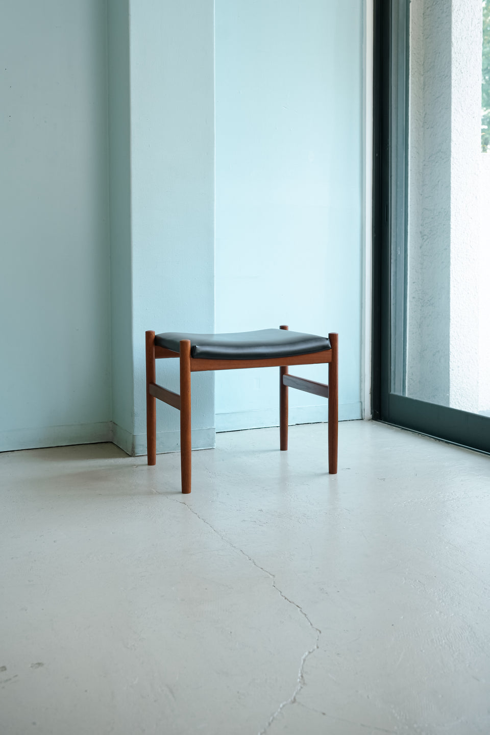 Danish Vintage Spøttrup Møbelfabrik Stool Ottoman/デンマークヴィンテージ スツール オットマン チーク材
