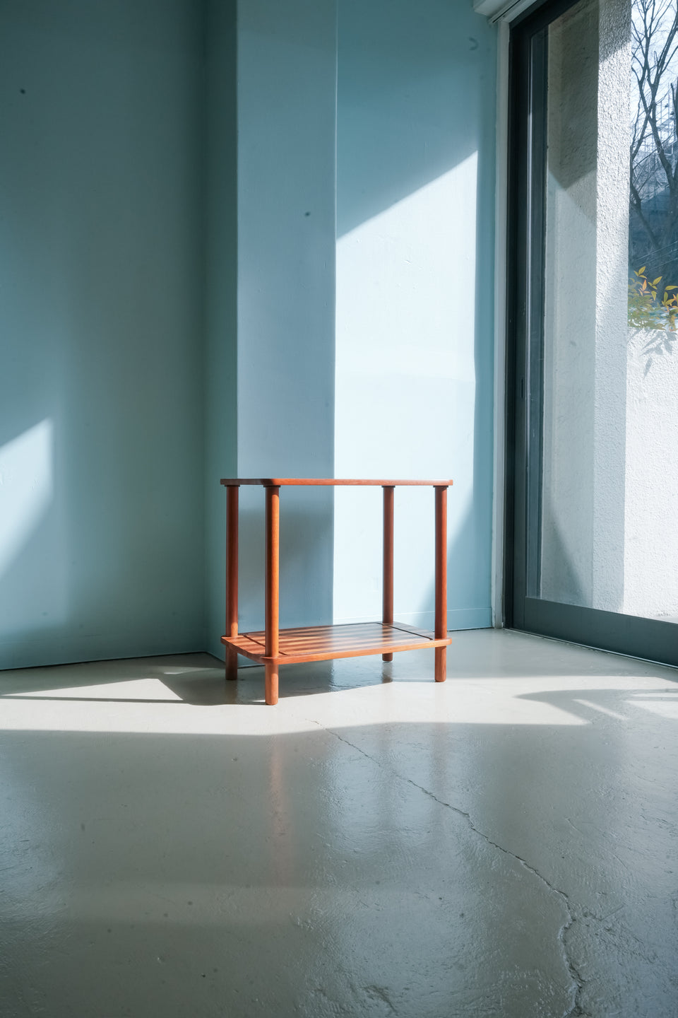 Danish Vintage Teak Side Table Shelf/デンマークヴィンテージ サイドテーブル シェルフ チーク材 北欧家具