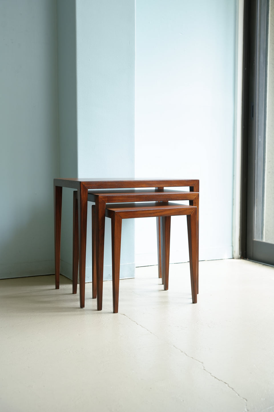 Haslev Rosewood Nesting Table Danish Vintage/ハスレヴ ネストテーブル ローズウッド材