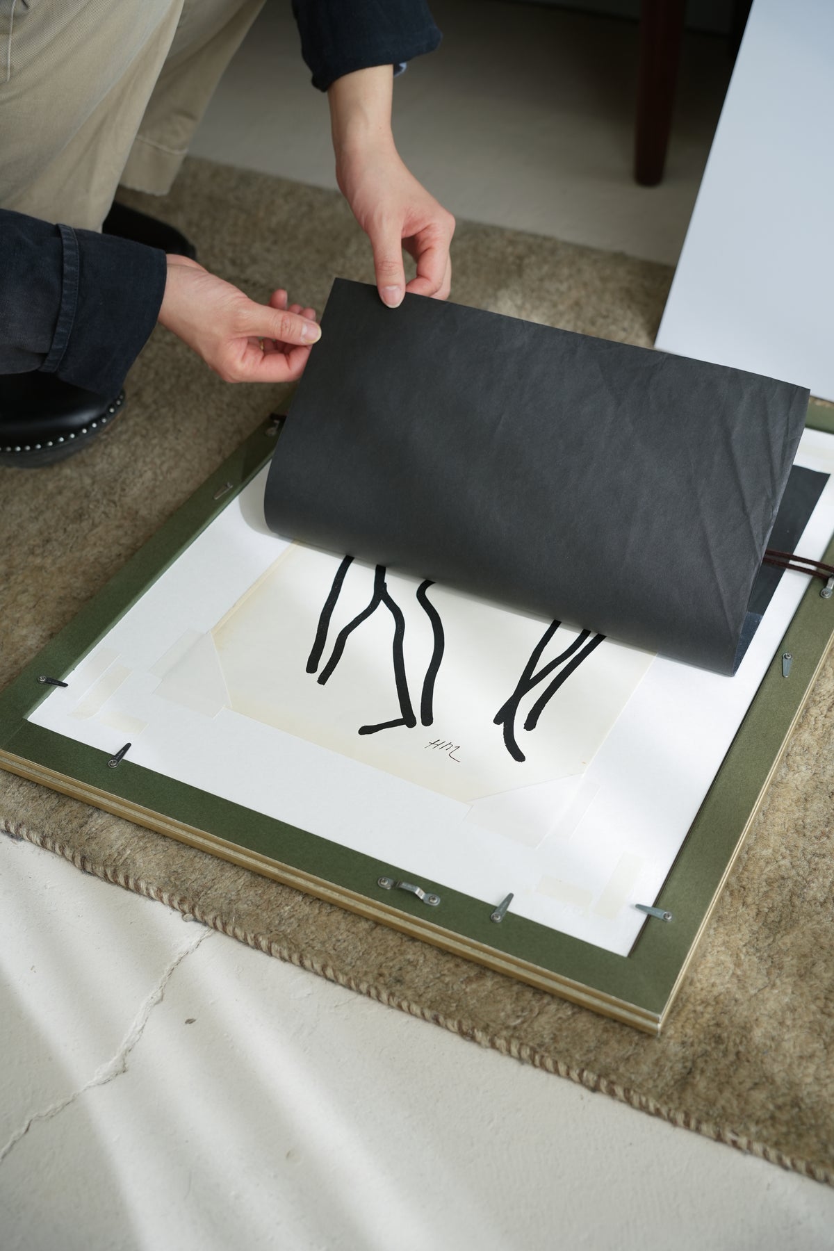 アンリ・マティス リトグラフ ヴェルヴ 額/Henri Matisse lithograph