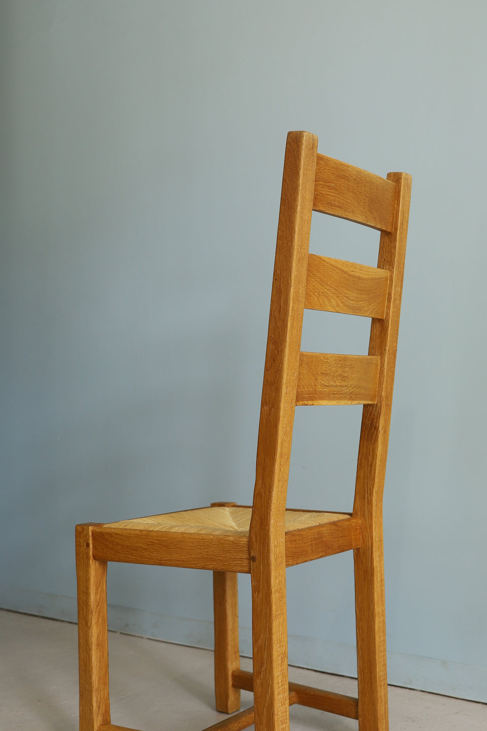 Ludwik Styl Oakwood Rush Seat High Back Chair/ポーランド製 ハイバックチェア オーク材 ラッシュシート 椅子