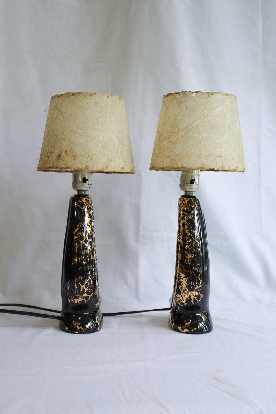 US Vintage Ceramic Dancer Lamp Pair/アメリカヴィンテージ ダンサーランプ ペア 照明 ミッドセンチュリー