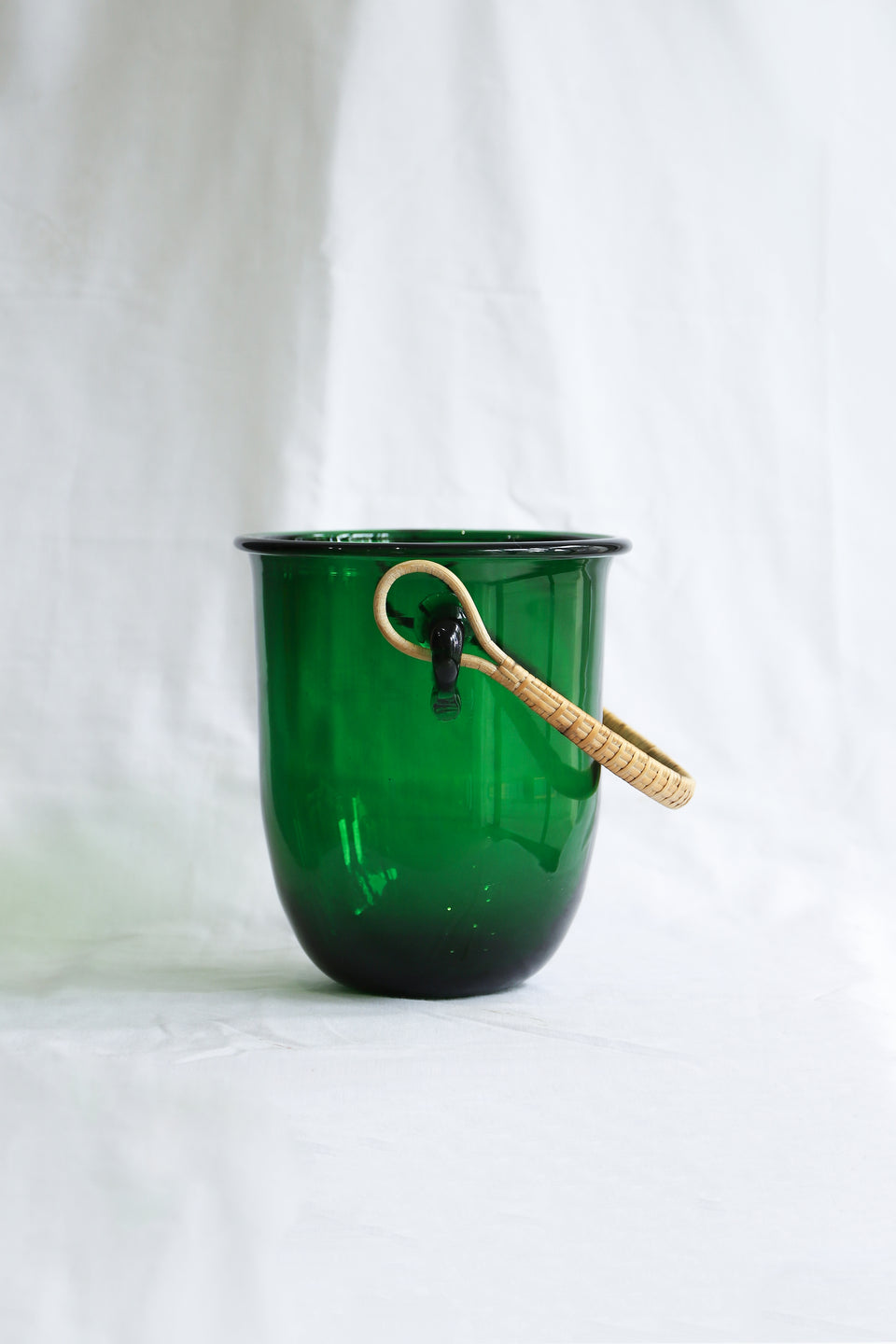 Danish Vintage Holmegaard Glass Ice Bucket/ホルムガード ガラス アイスバスケット デンマーク 北欧ヴィンテージ食器