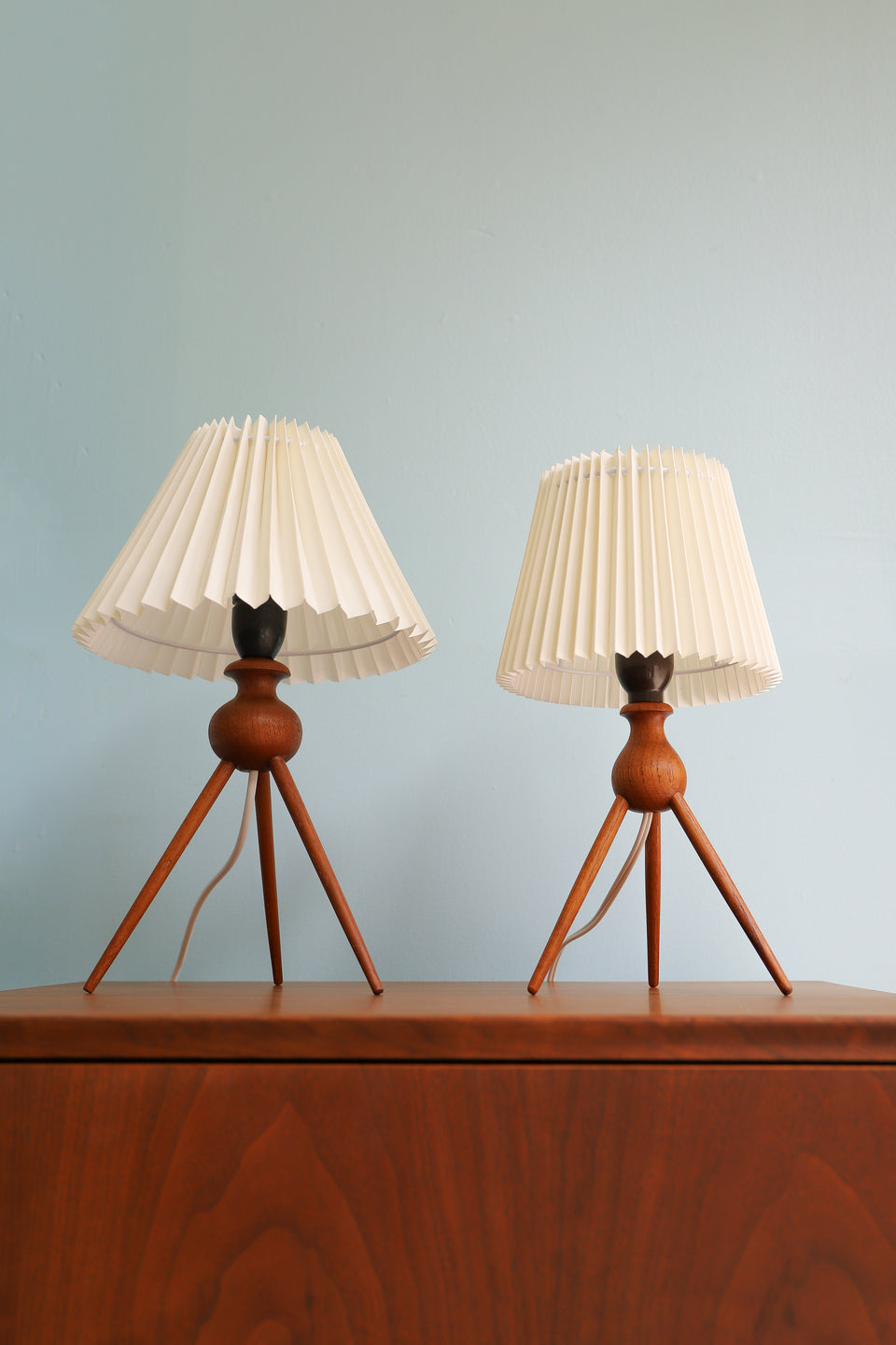 Teakwood Tripod Table Lamp Danish Vintage/デンマークヴィンテージ テーブルランプ チーク材 間接照明 北欧インテリア