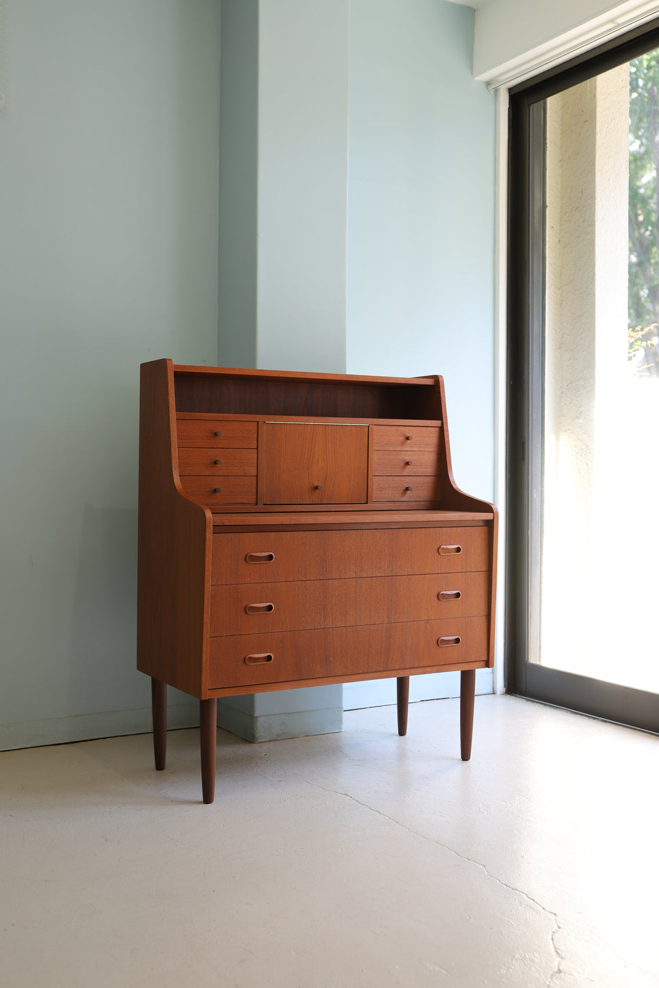 Teak Writing Bureau Dresser Danish Vintage/デンマークヴィンテージ ライティングビューロー ドレッサー 北欧家具