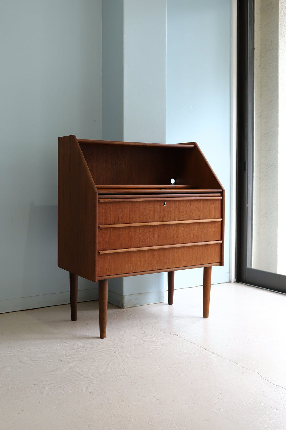 Writing Bureau Hanbjerg Møbelfabrik Danish Vintage/デンマークヴィンテージ ライティングビューロー デスク チーク材 北欧家具