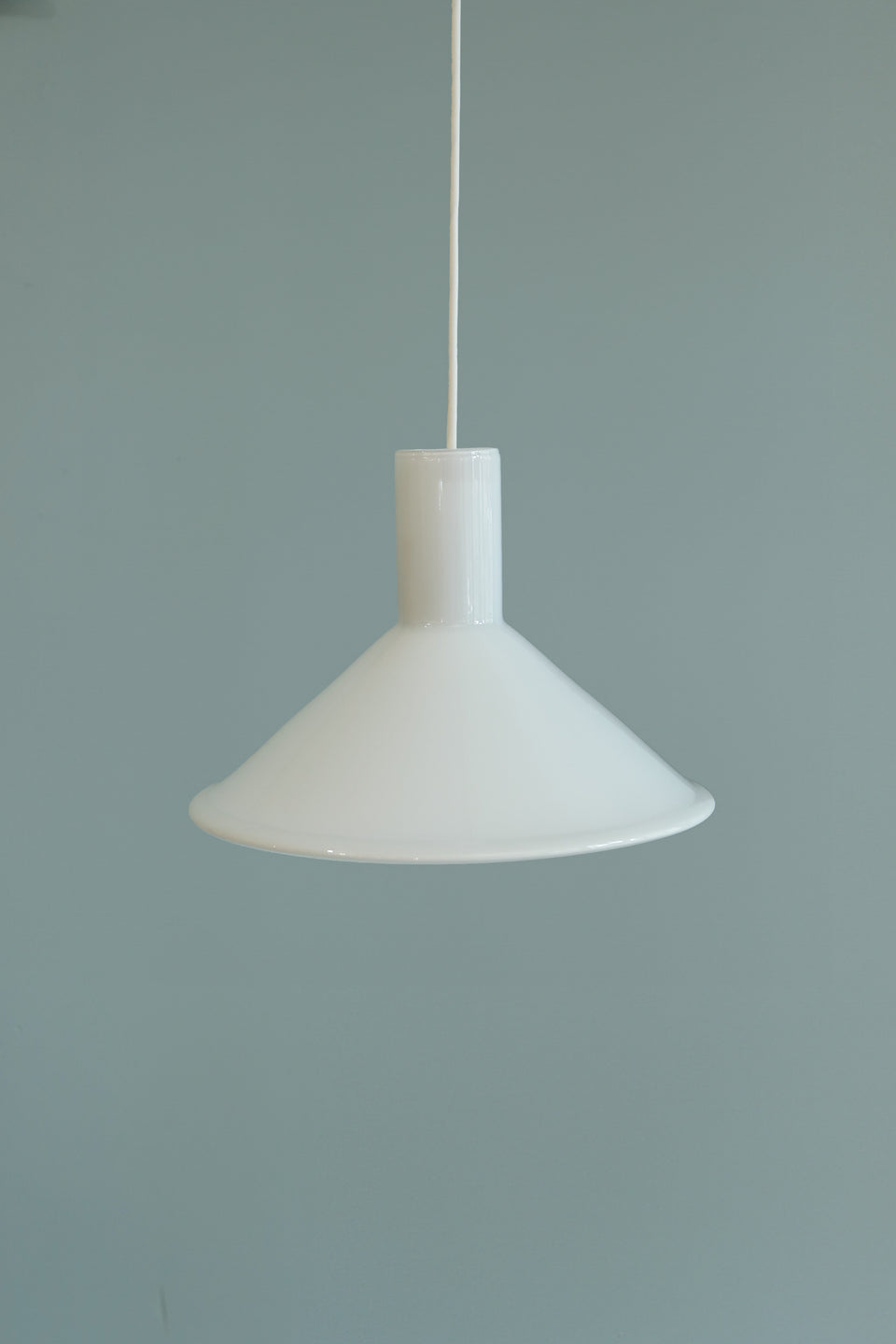 Danish Vintage Holmegaard P&T Pendant Light White/ホルムガード ペンダントライト ホワイト デンマークヴィンテージ