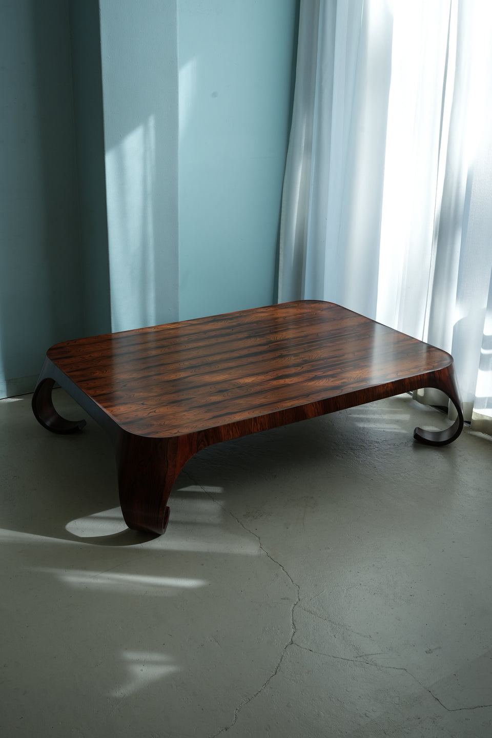 Japanese Modern Tendo Low Table Rosewood/天童木工 座卓 剣持勇 ローズウッド ジャパニーズモダン
