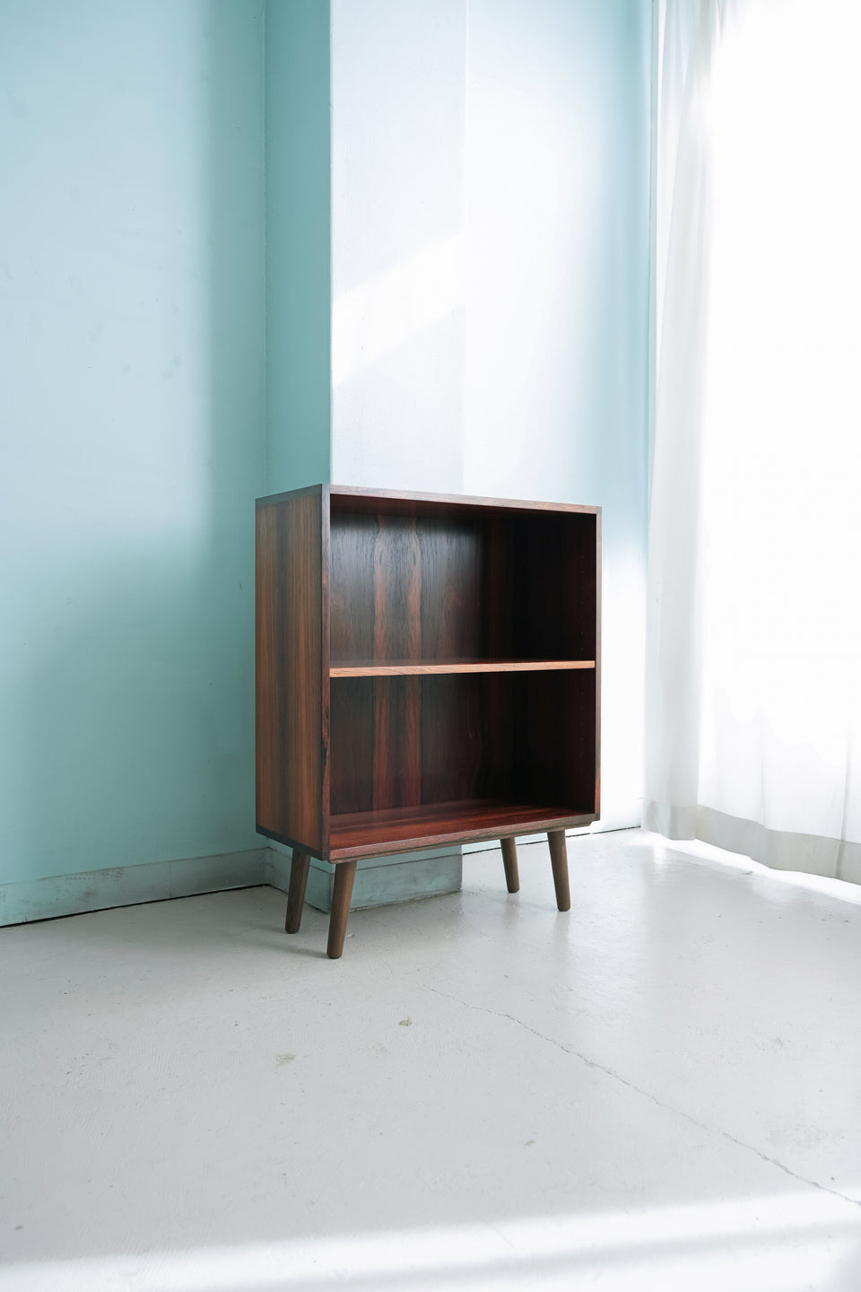 Rosewood Small Bookcase Danish Vintage/デンマークヴィンテージ スモールブックケース ローズウッド 本棚 北欧家具
