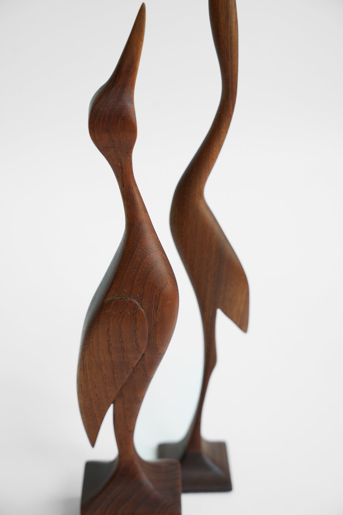 ヴィンテージオプジェ　フォークアート木彫り 3Scandinavian_Vintage_Teakwood