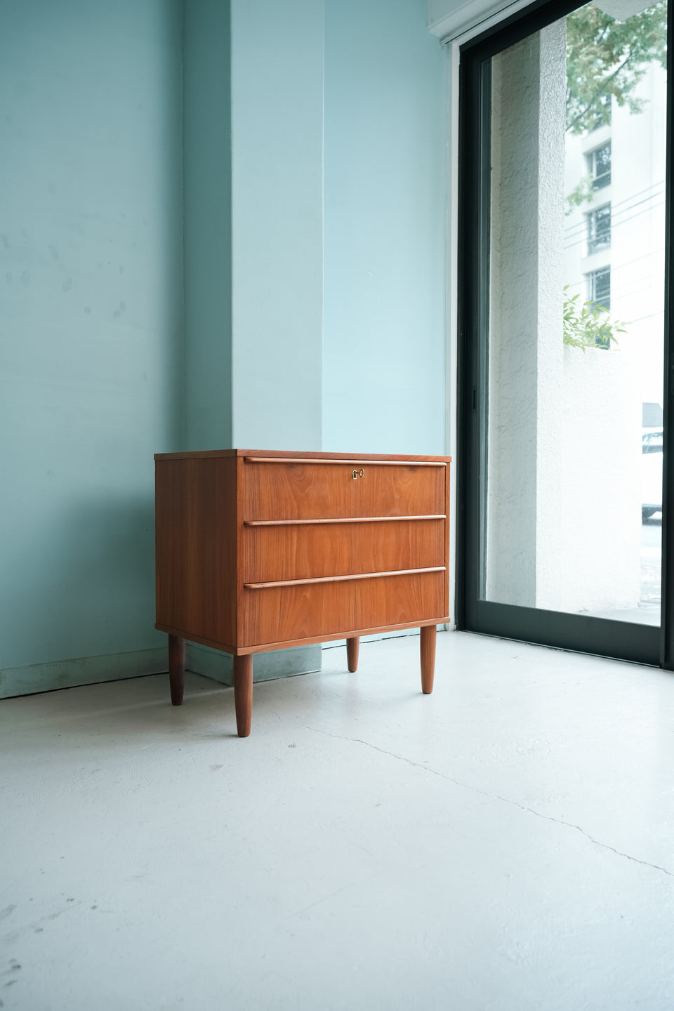 Teakwood 3drawer Chest Danish Vintage/デンマークヴィンテージ 3段チェスト チーク材 北欧家具