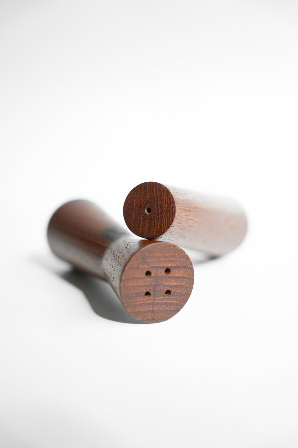 Vintage Teakwood Salt & Pepper Shakers/ヴィンテージ ソルト&ペッパー シェイカー チーク材 北欧雑貨