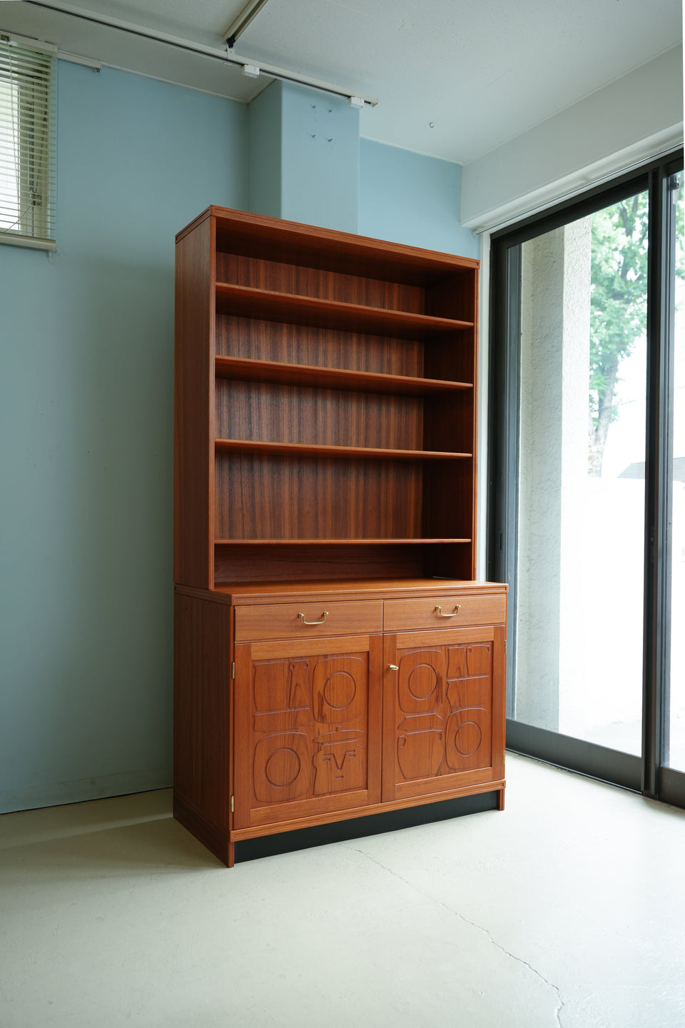 Yngve Ekstrom Krus Bookcase Cabinet AB Westbergs Mobler/スウェーデンヴィンテージ イングヴ・エクストローム ブックケース キャビネット