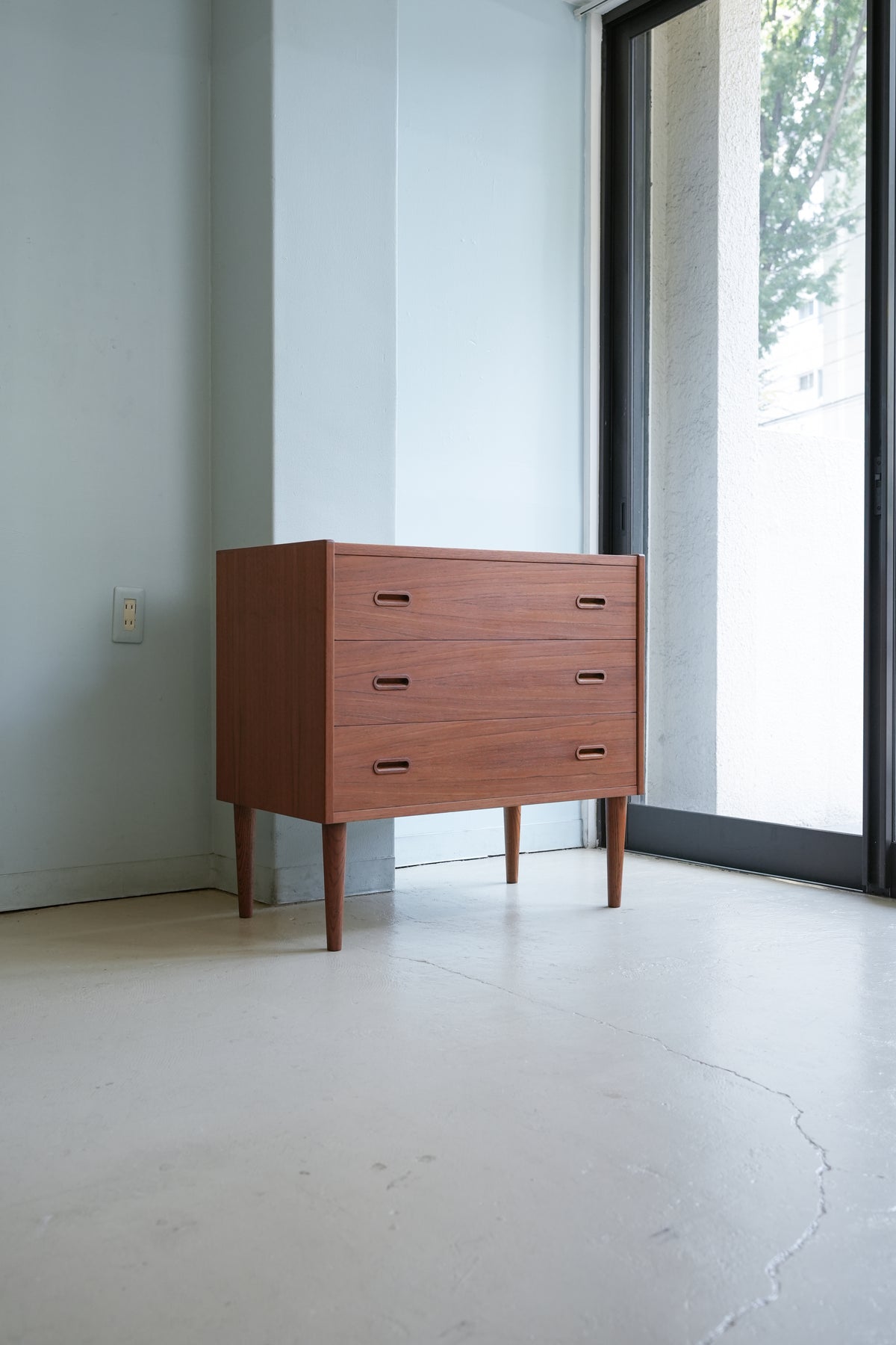 デンマークヴィンテージ 3段チェスト チーク材/3drawer Teak Chest