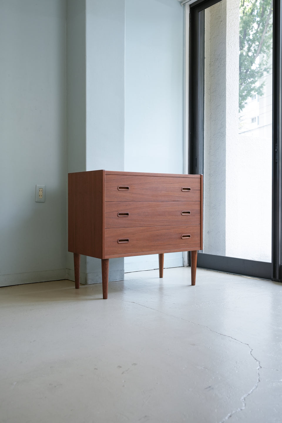 デンマークヴィンテージ 3段チェスト チーク材/3drawer Teak Chest