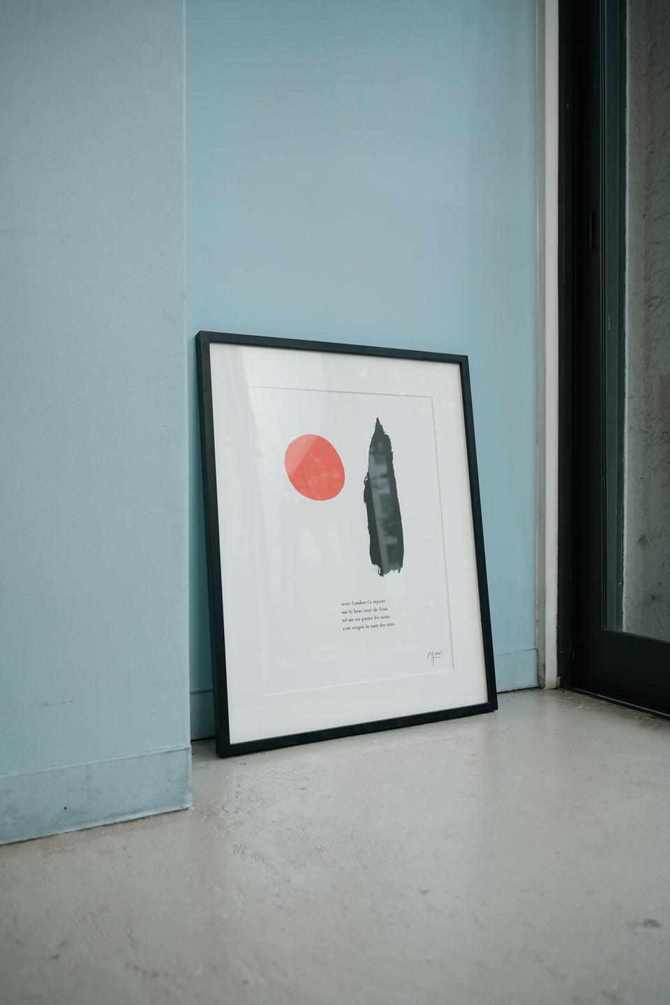 Joan Miro “Parler seul” Framed Art Poster/ジョアン・ミロ 「独り語る」 額装アートポスター