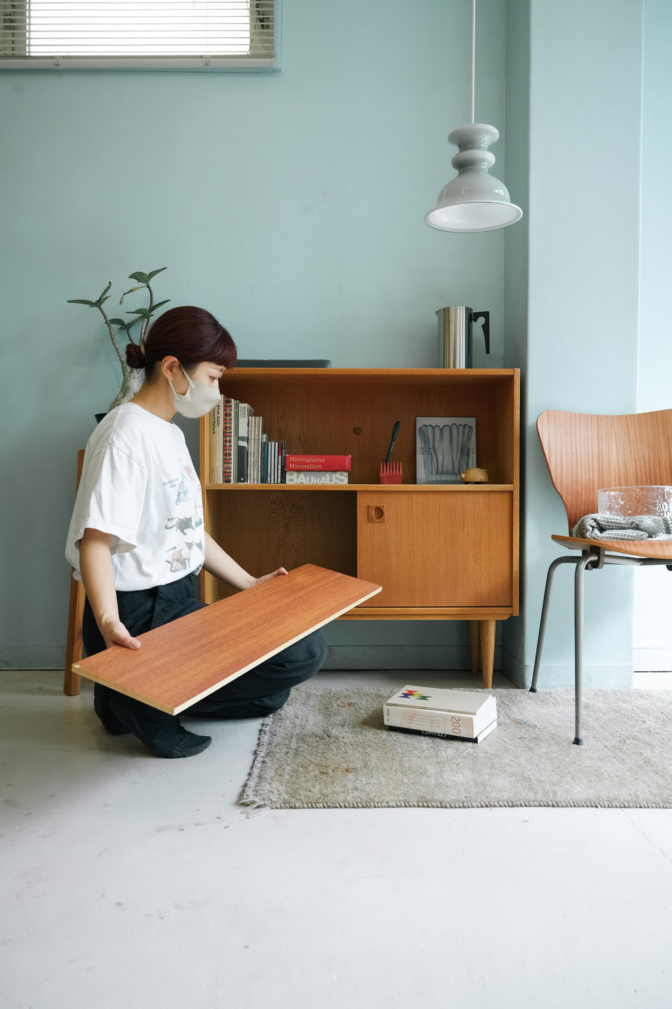 Oakwood Bookcase Cabinet Danish Vintage/デンマークヴィンテージ ブックケース キャビネット オーク材 北欧家具