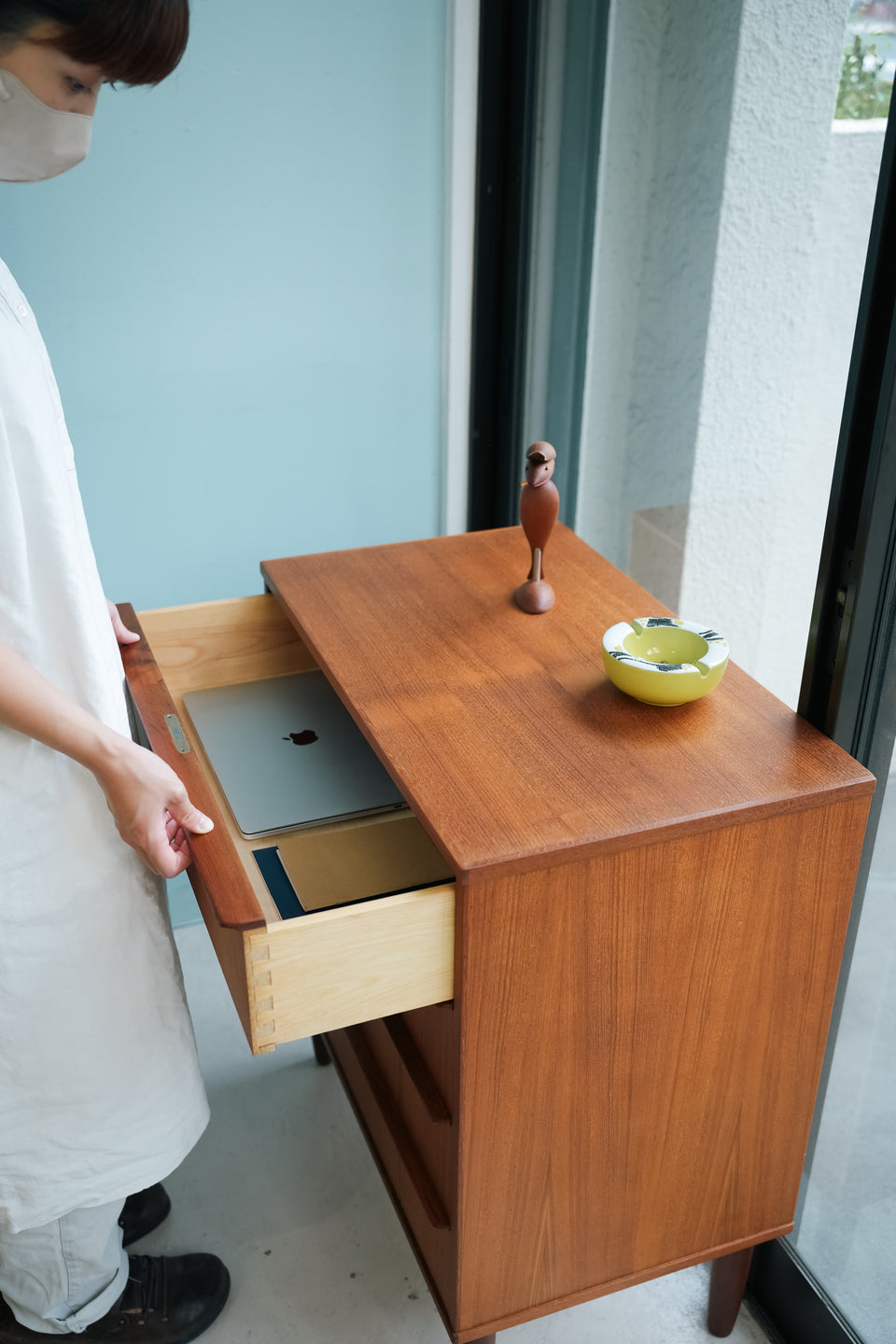 Danish Vintage 4drawer Chest Teakwood/デンマークヴィンテージ 4段チェスト チーク材 北欧家具
