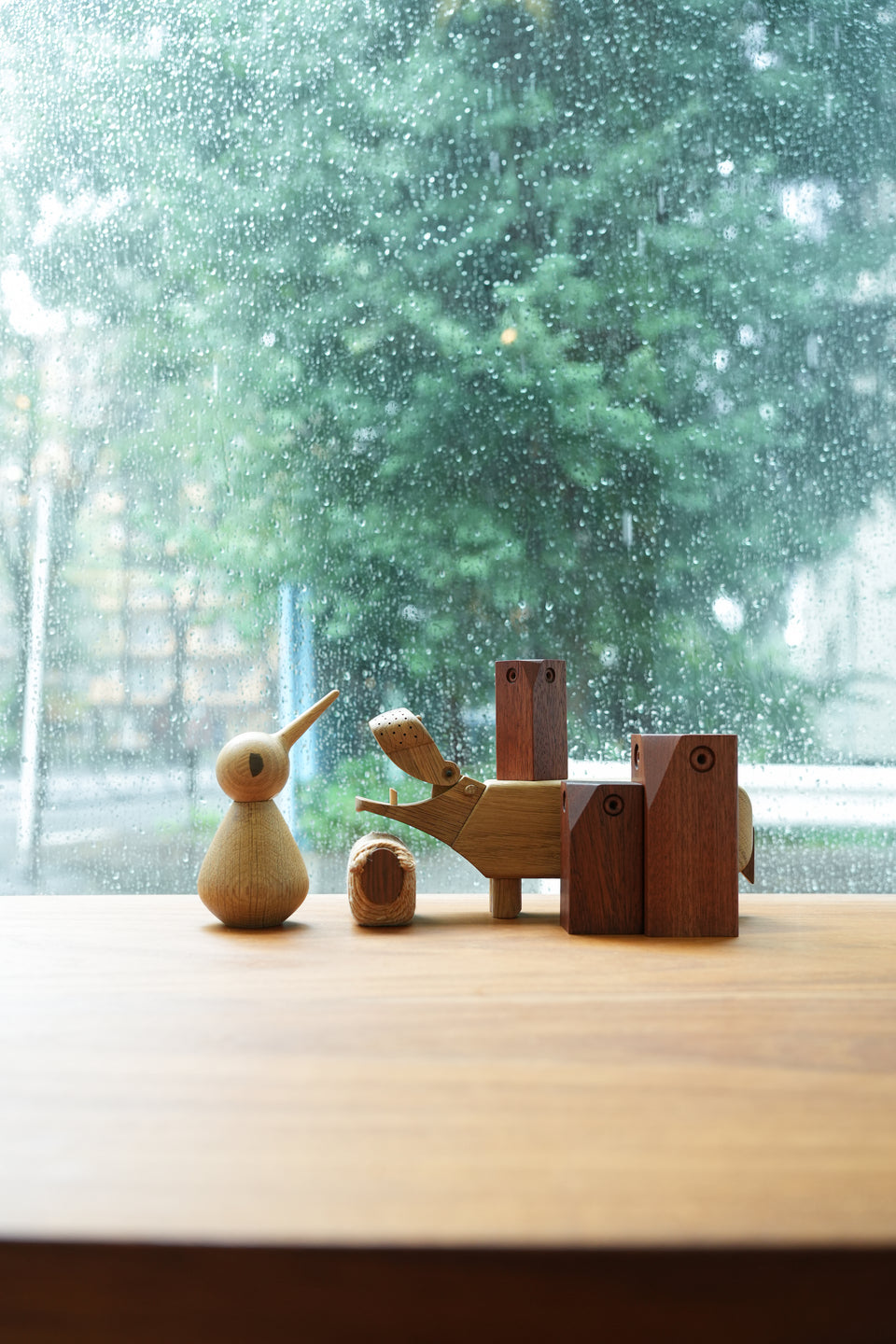 Danish Vintage Teakwood Owl Trio/デンマークヴィンテージ チーク材 フクロウ 3体セット 北欧インテリア