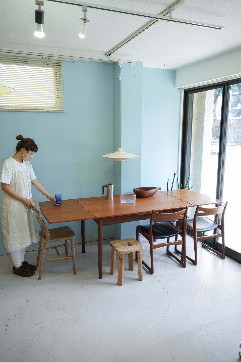 Extension Dining Table Teakwood Danish Vintage/デンマークヴィンテージ エクステンション ダイニングテーブル チーク材 北欧家具