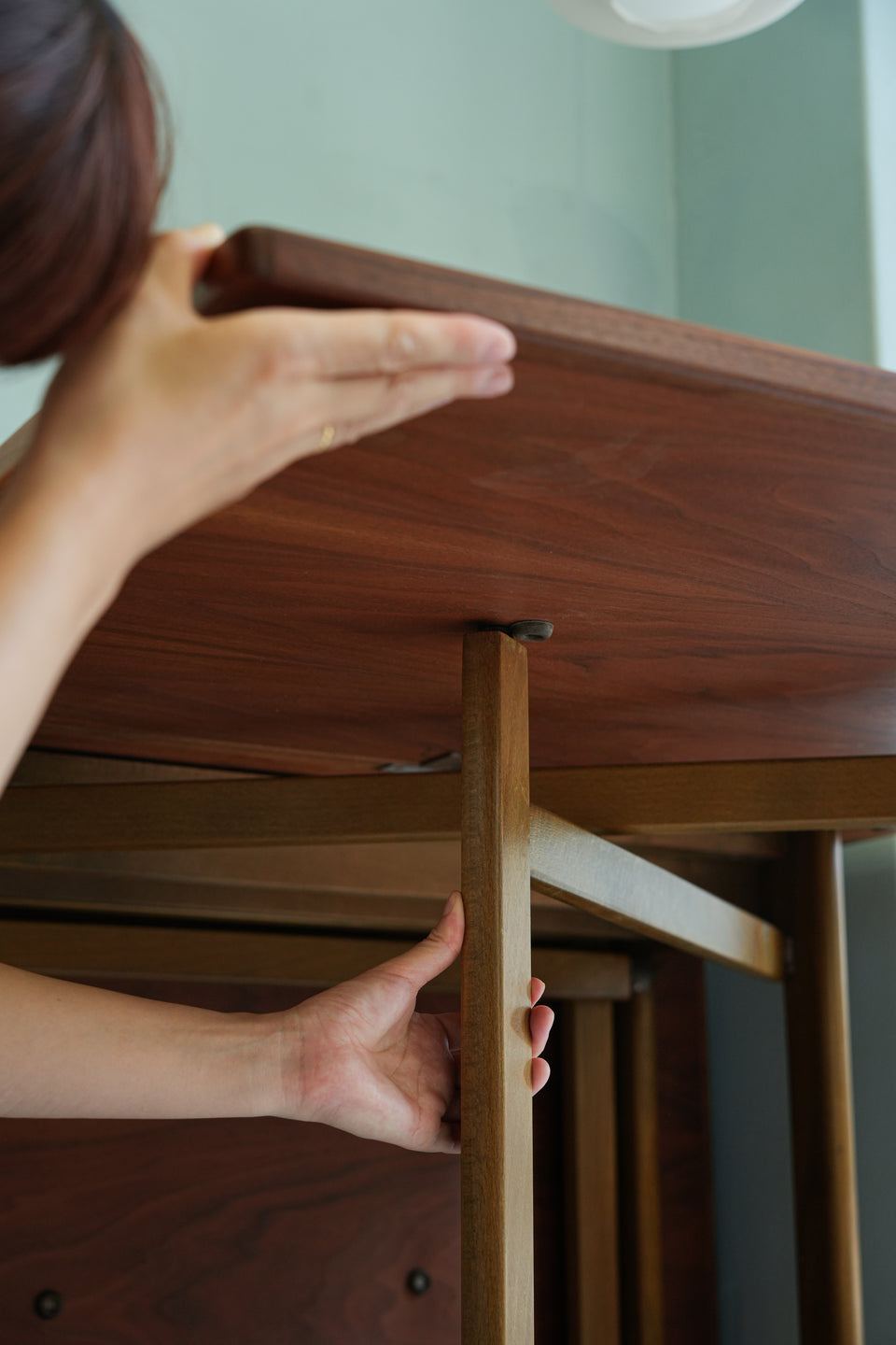 Norway Vintage Gate-Leg Table/ノルウェーヴィンテージ ゲートレッグ テーブル エクステンション 折りたたみ 北欧家具