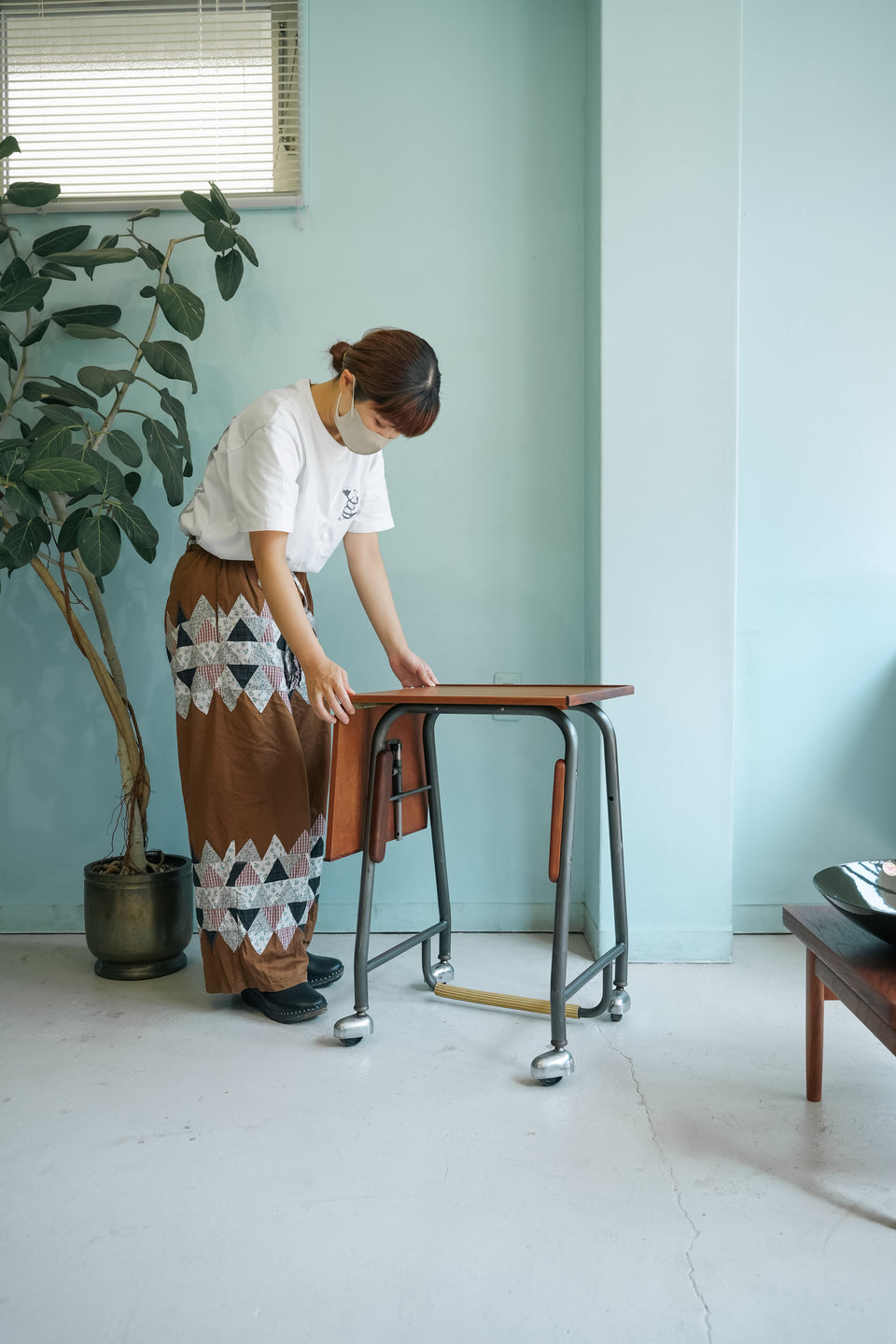 デンマークヴィンテージ タイプライター バタフライテーブル