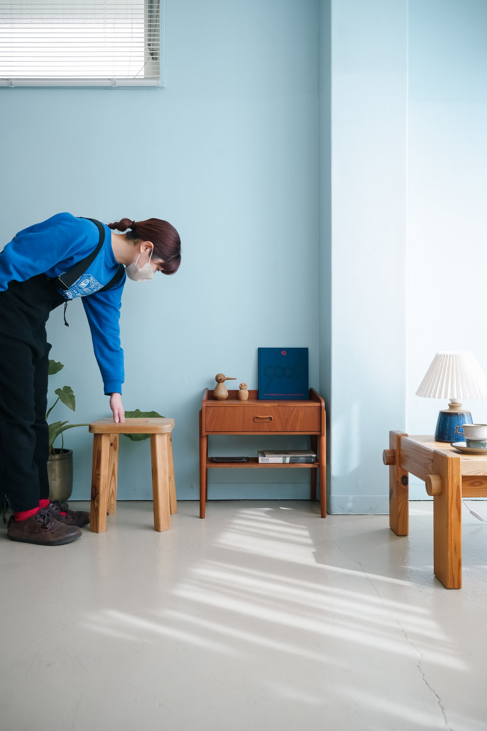 Teak Side Chest Table Danish Vintage/デンマークヴィンテージ サイドチェストテーブル チーク材 北欧家具
