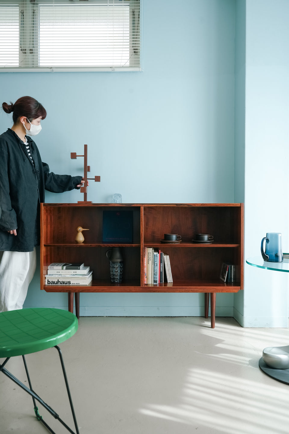 Hundevad & Co. Rosewood Low Bookcase Danish Vintage/デンマークヴィンテージ ブックケース ローズウッド材 北欧家具