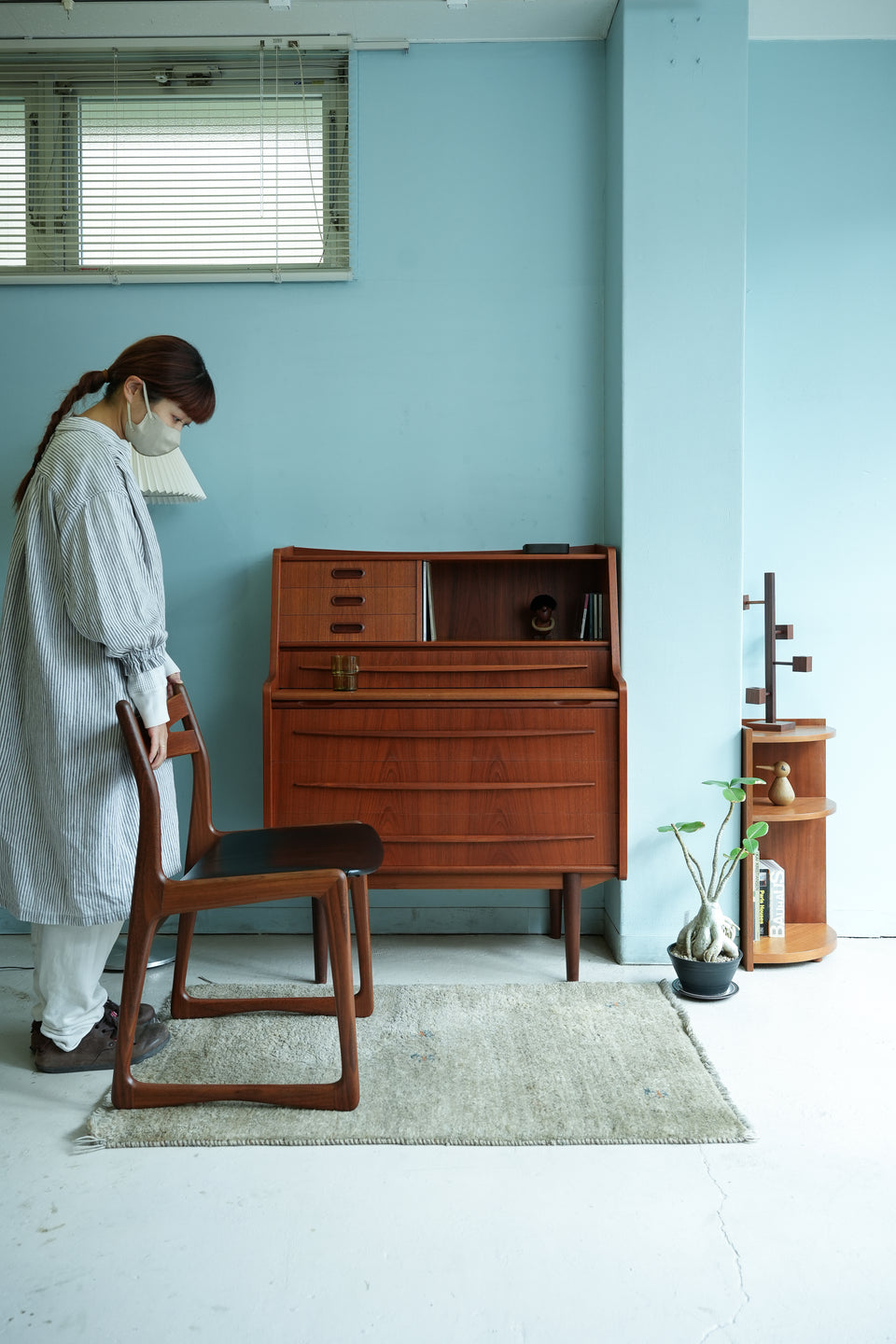 Danish Vintage Writing Bureau Dresser Gunnar Falsig/デンマークヴィンテージ ライティングビューロー ドレッサー 北欧家具