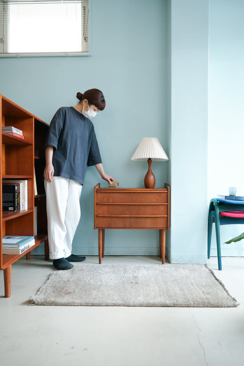 Danish Vintage 3drawer Small Chest/デンマークヴィンテージ スモールチェスト 3段
