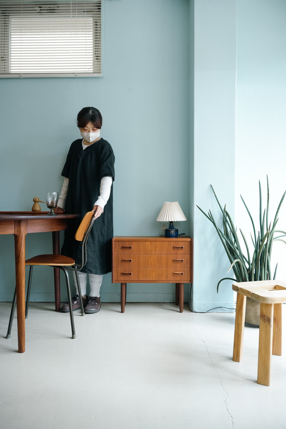 Danish Vintage 3drawer Small Chest Teak/デンマークヴィンテージ スモールチェスト 3段 チーク材