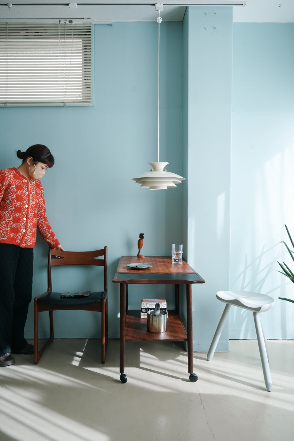 Danish Vintage Multi Shade Pendant Light/デンマークヴィンテージ ペンダントライト 照明 北欧モダン 