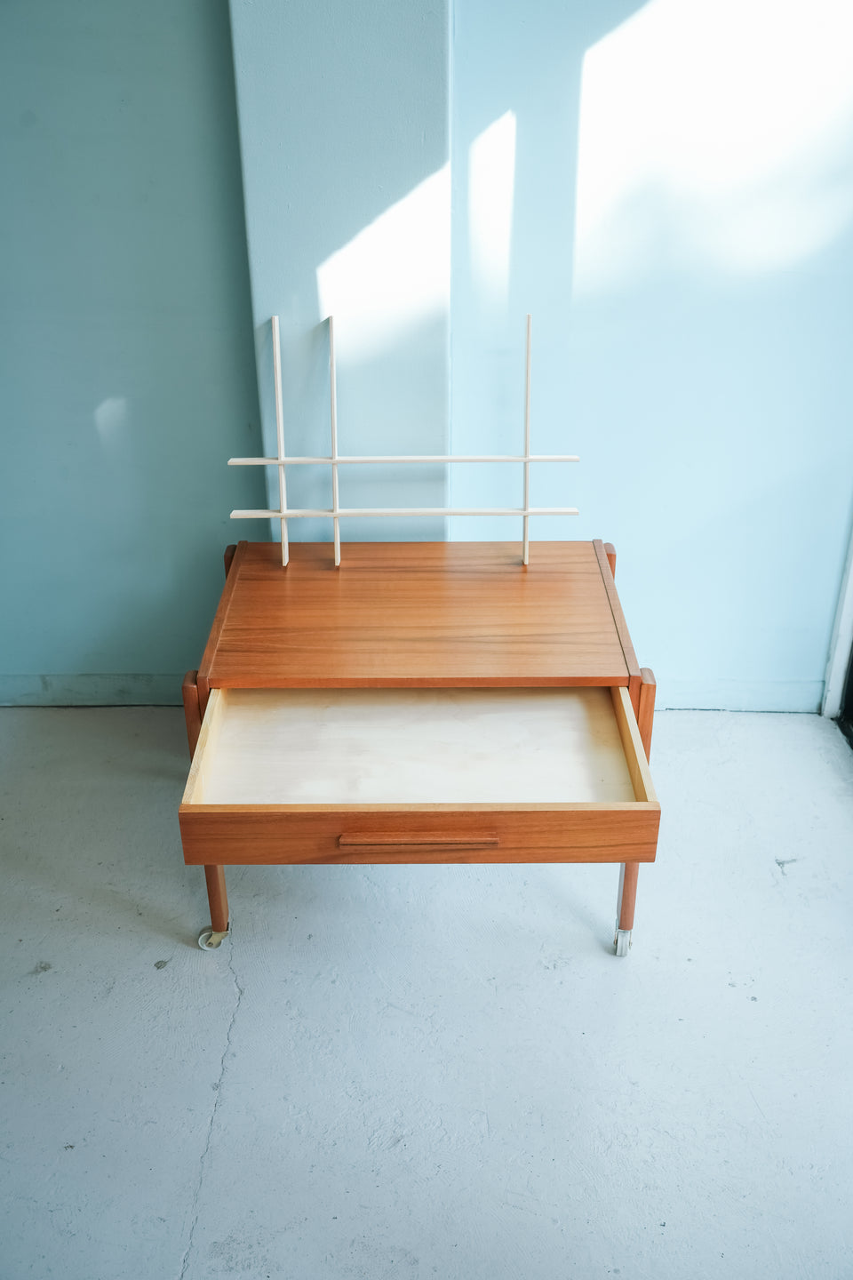 Danish Vintage PBJ Møbler Sewing Wagon Side Table/デンマークヴィンテージ ソーイングワゴン サイドテーブル 北欧家具
