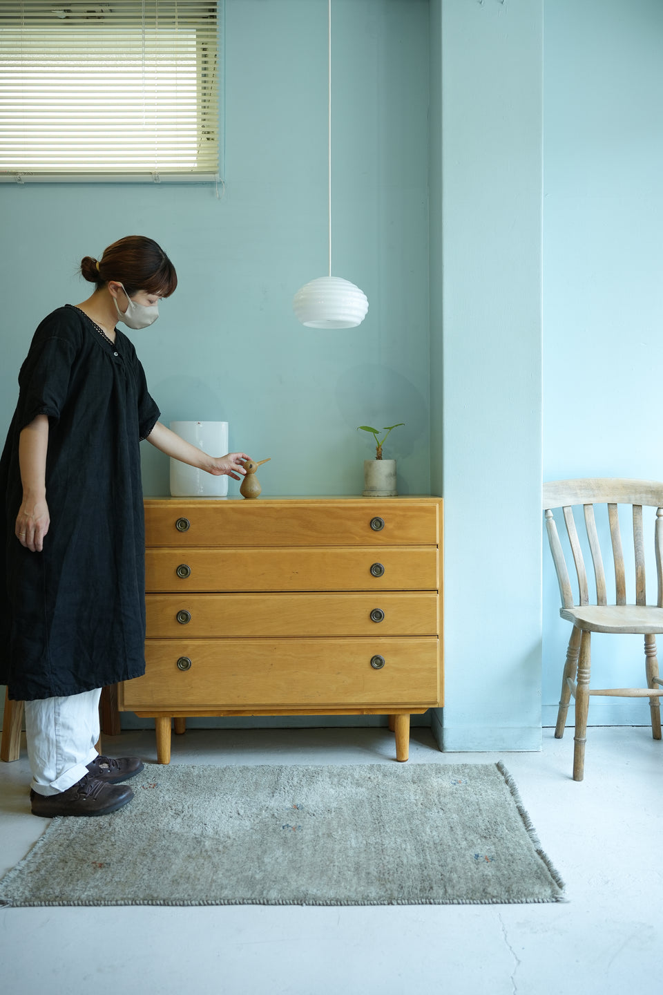 Finnish Vintage Asko Anjala 4drawer Chest Olli Borg/フィンランドヴィンテージ アスコ 4段チェスト オッリ・ボルグ 北欧家具