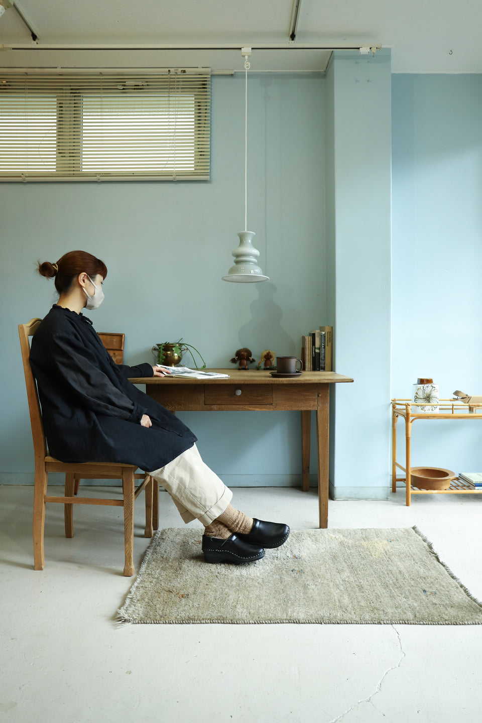 French Antique Work Table Desk/フランスアンティーク ワークテーブル デスク