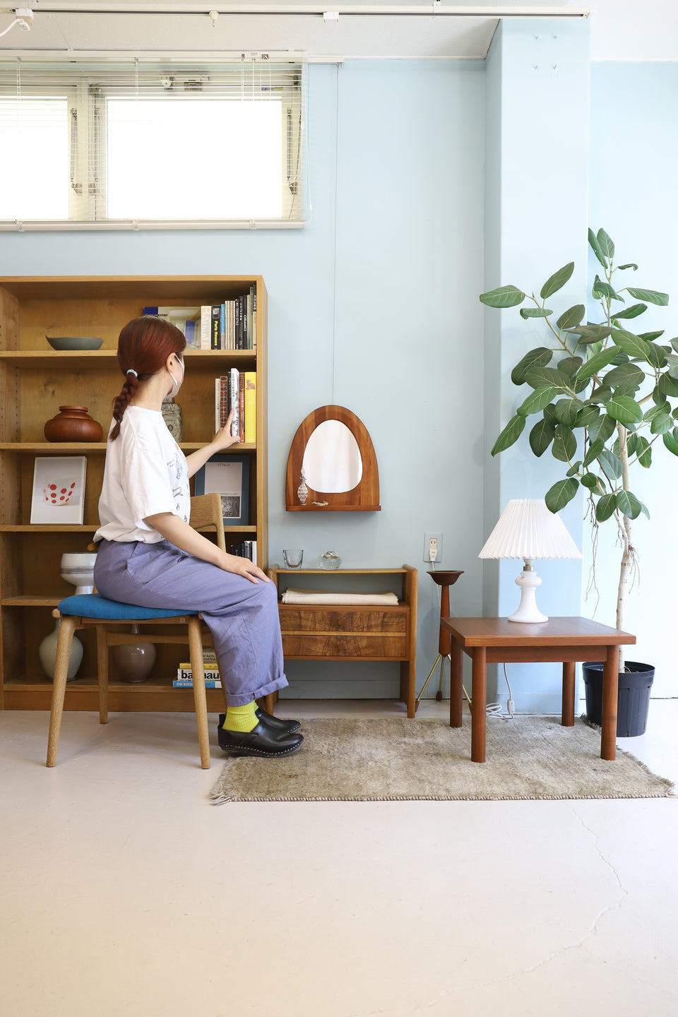 Vintage Square Side Table Teakwood/ヴィンテージ サイドテーブル チーク材 北欧デザイン