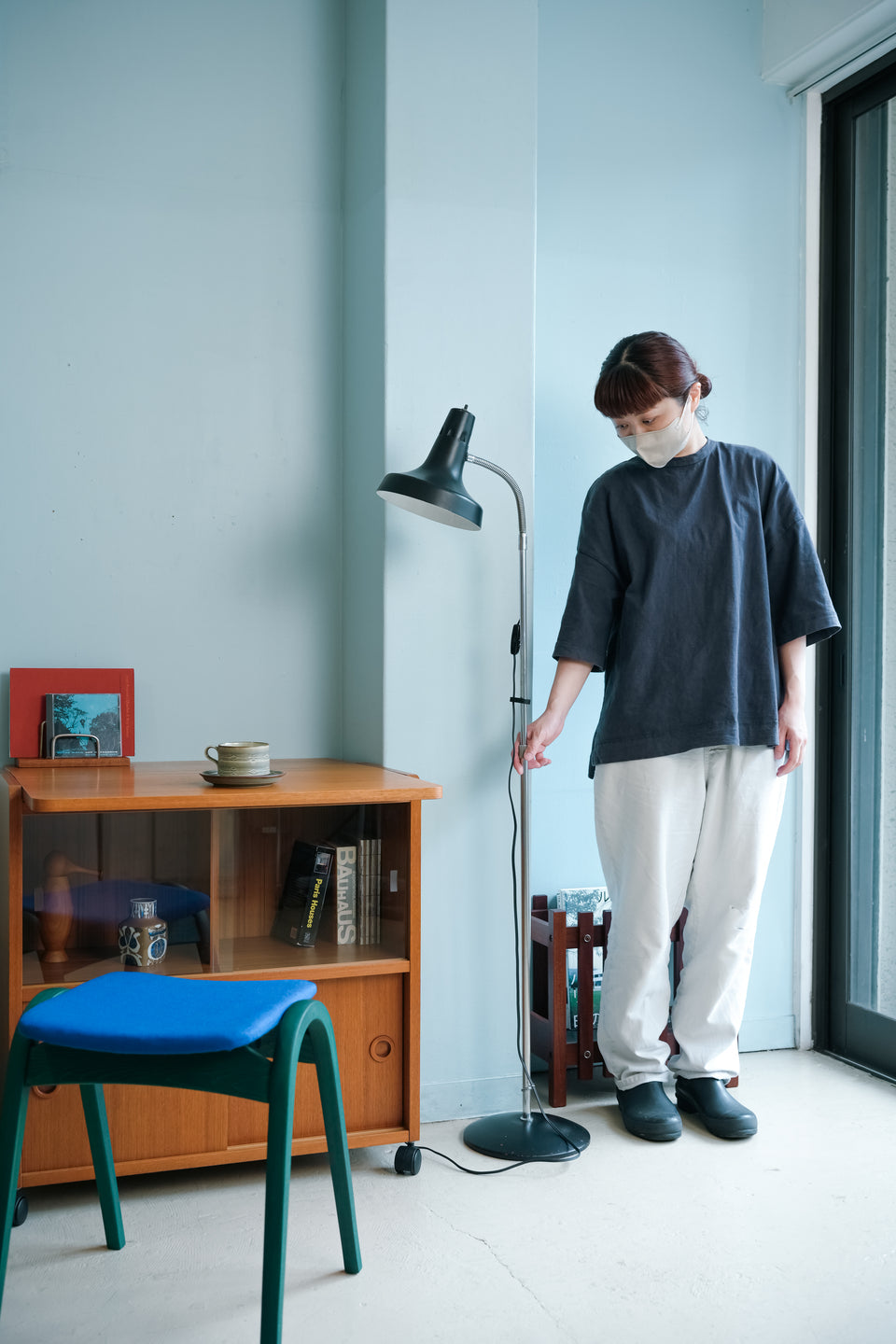 Japanese Vintage Adjustable Floor Stand Light/ジャパンヴィンテージ フロアスタンドライト
