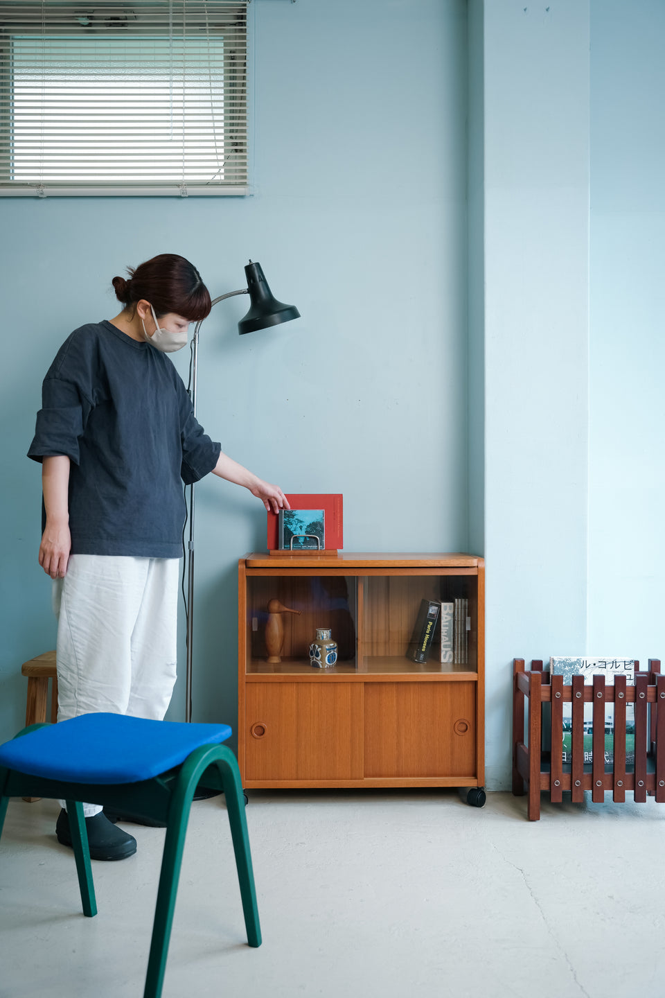 Japanese Vintage Teak Kitchen Cabinet/ジャパンヴィンテージ キッチンキャビネット チーク材