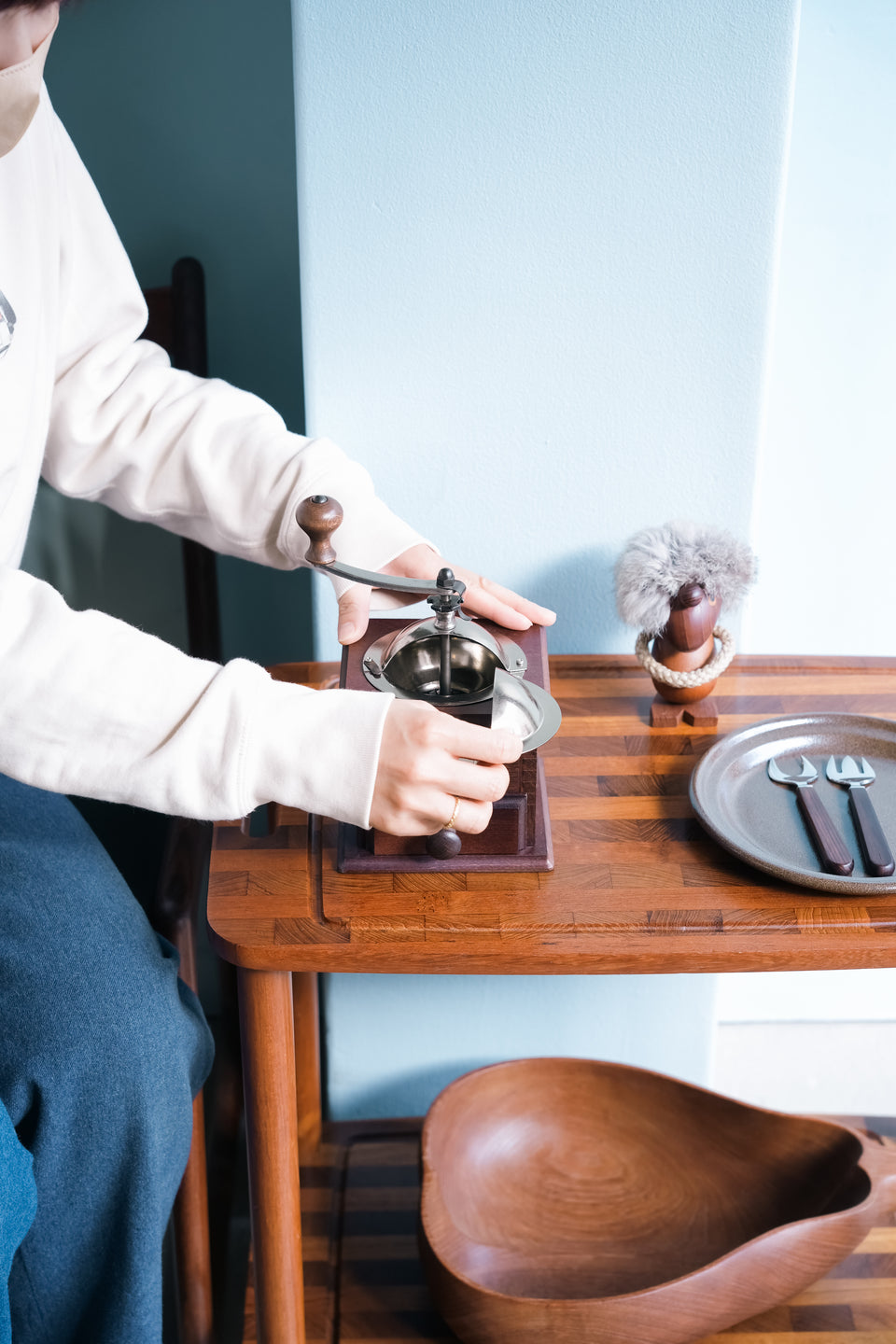 Peugeot Coffee Mill Nostalgie Brown/プジョー コーヒーミル ノスタルジー
