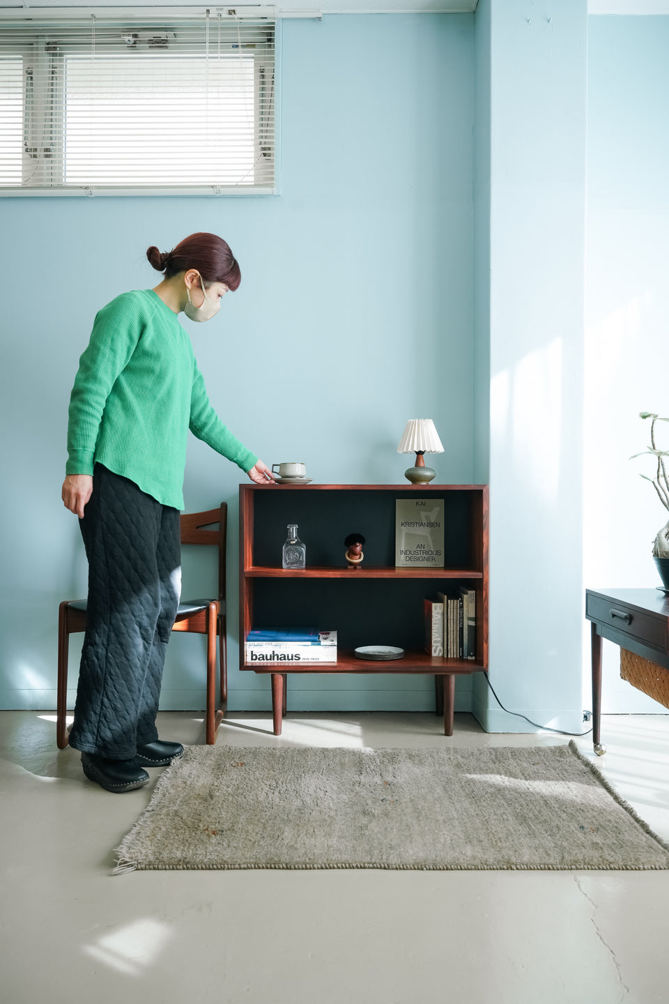 Small Bookcase Rosewood Danish Vintage/デンマークヴィンテージ スモールブックケース 本棚 ローズウッド 北欧家具