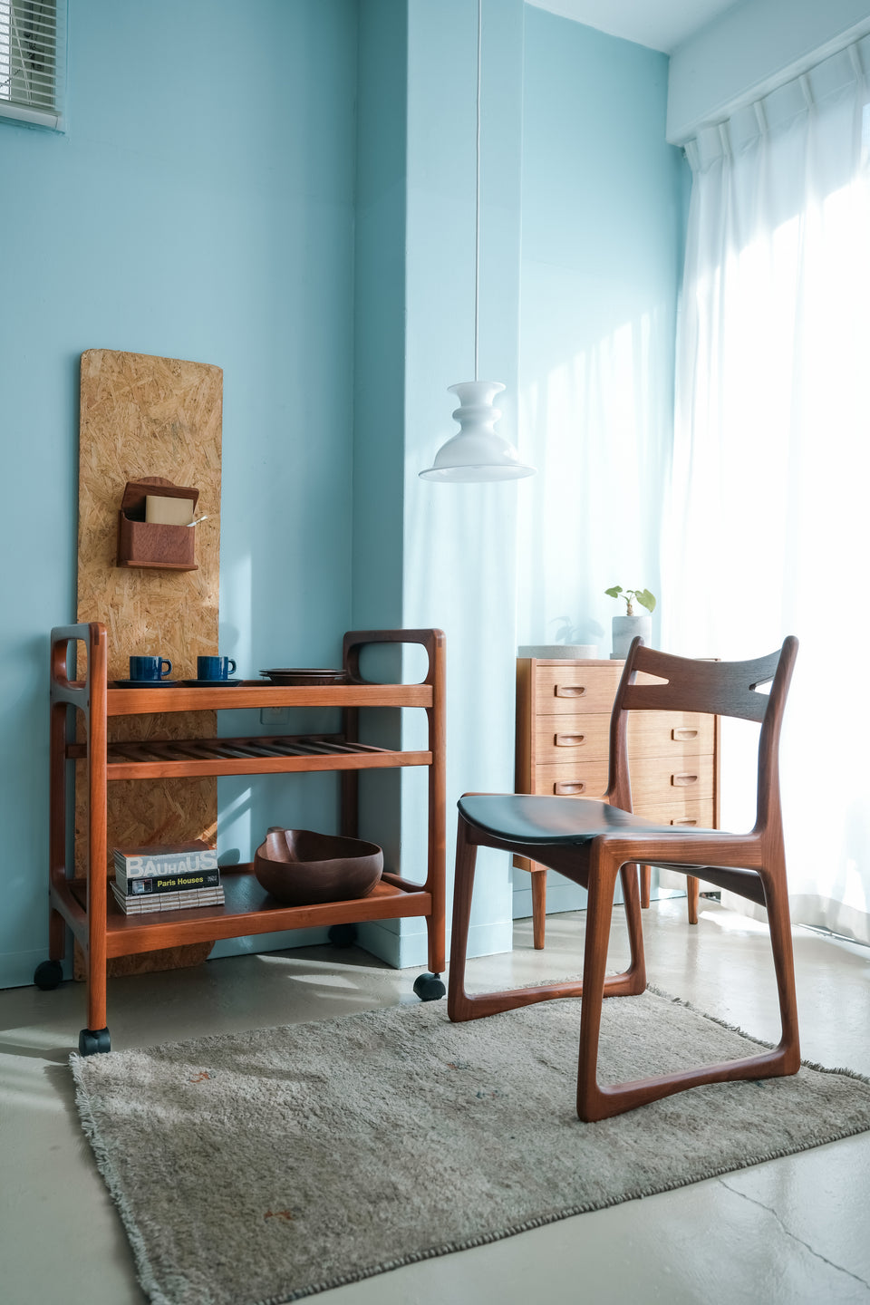 Swedish Vintage AKTA BANGKOK TEAK Salt Box/スウェーデンヴィンテージ ソルトボックス チーク材 北欧インテリア