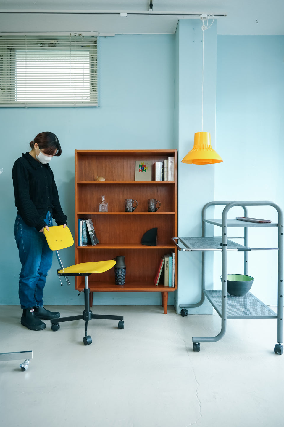 Teak Bookcase Shelf Danish Vintage/デンマークヴィンテージ ブックケース シェルフ チーク材
